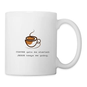 Positive Christian Message - Mug - white - Right