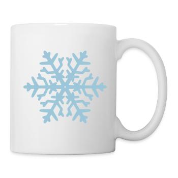 Flocon de neige Noël Idée cadeau - snowflake - Mug blanc - blanc - Droite