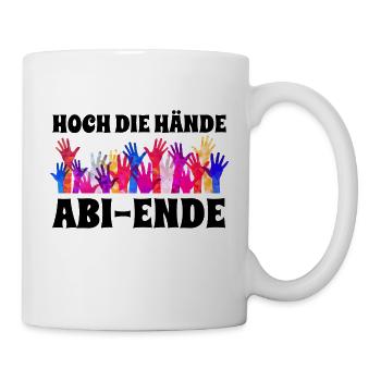 ABI 26 - ABITUR 2026 - HOCH DIE HÄNDE ABI-ENDE - Tasse - Weiß - Rechts