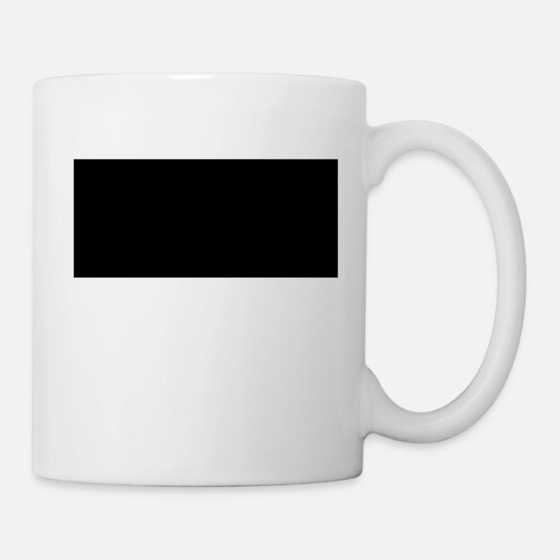 black - Tasse - Weiß