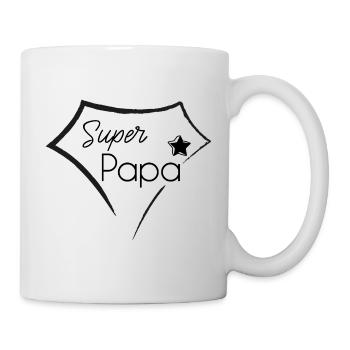 idée cadeau homme pour un fabuleux super papa - Mug blanc - blanc - Droite