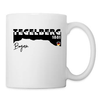 Tegelberg 1881 Ammergau Allgäu Bayern Deutschland - Tasse - Weiß - Rechts