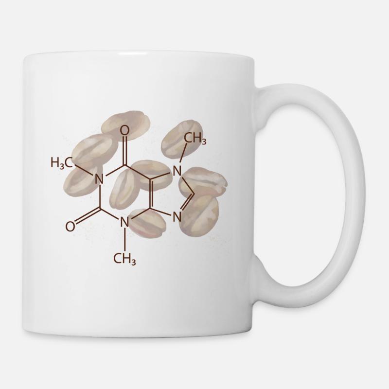 Formule structurante caféine - Mug blanc - blanc