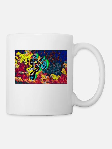 motocross - Mug - white