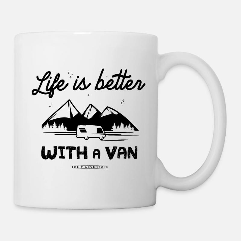 Van for travel - Mug blanc - blanc