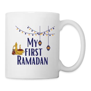 My first Ramadan Baby/ 1st Oath /Muslim /Islam/Allah - Mug - white - Right