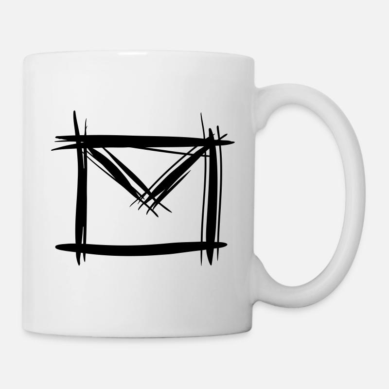 Email, Envelope Icon - Mug - white