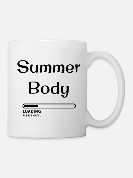 Summer Body Loading - Mug blanc - blanc