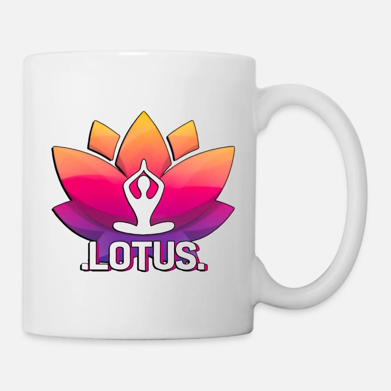 .Lotus. - Mug - white