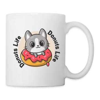 Donuts Life - lover - Mug blanc - blanc - Droite