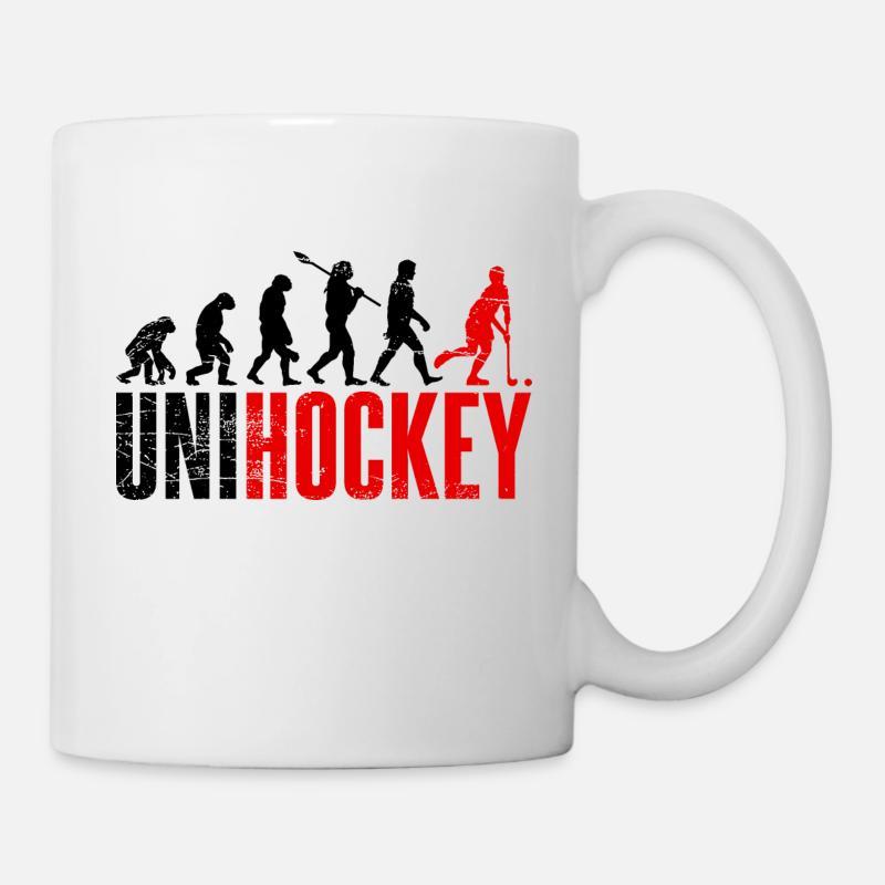 Unihockey - Mug blanc - blanc