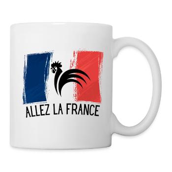 Allez la France équipe de France sport - Mug blanc - blanc - Droite