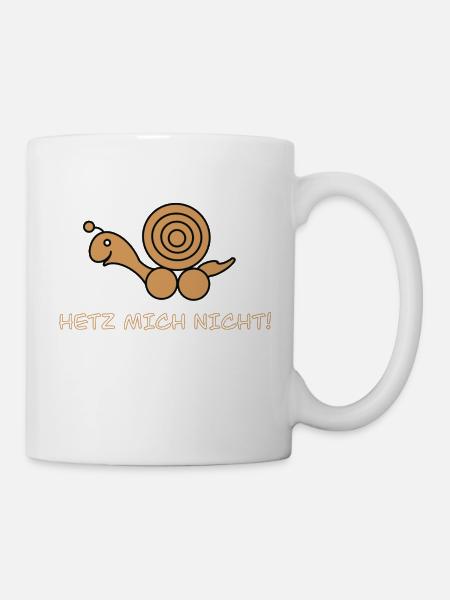 Schnecke - Tasse - Weiß
