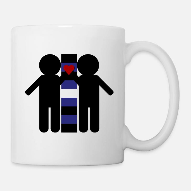 Leather Love - Tasse - Weiß
