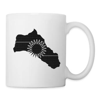 Flagge Geschenk Kurdistan Kurdisch Kurde Heimat - Tasse - Weiß - Rechts