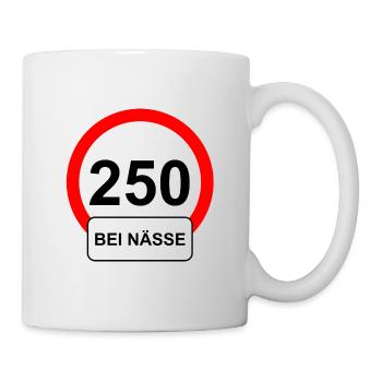 Tempolimit Nein Danke - Tasse - Weiß - Rechts