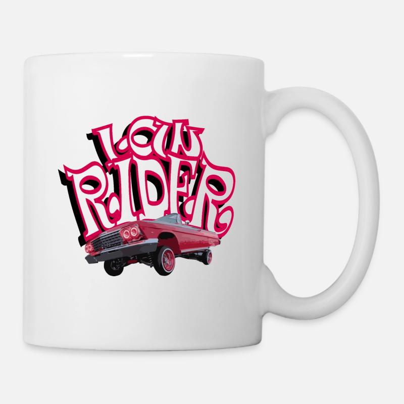 Red Lowrider - Tasse - Weiß