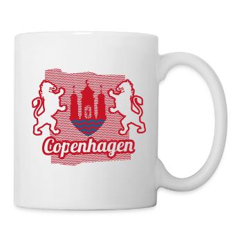 Coat of arms of Copenhagen - Mug - white - Right