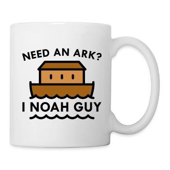 Brauchst du eine Arche? I Noah Guy - Tasse - Weiß - Rechts