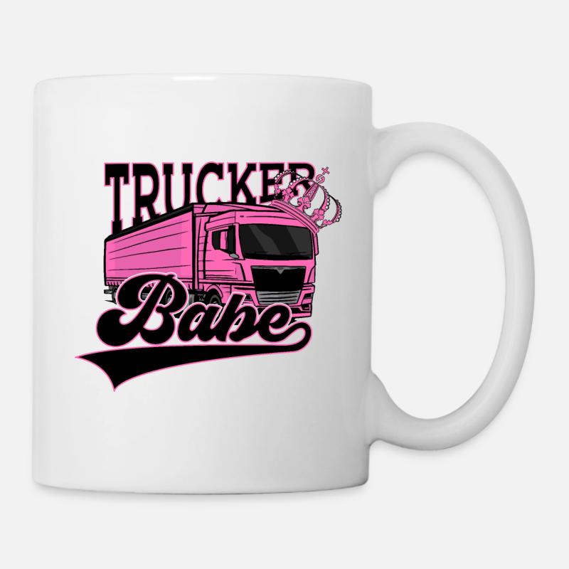CHAUFFEUR DE CAMIONNEUR BABE - Mug blanc - blanc
