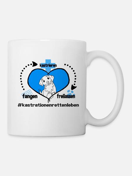 Tierschutz-Spendenaktion - Tasse - Weiß