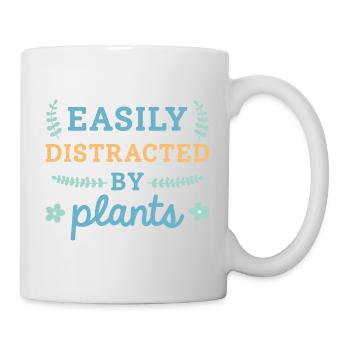 Easily Distracted By Plants - Mug - white - Right