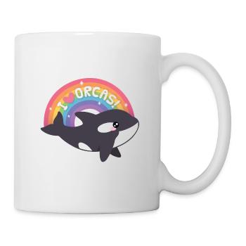 Mignon J’aime Orques Arc-en-ciel - Mug blanc - blanc - Droite