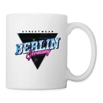 Berlin Germany City Skyline Vintage Retro - Mug - white - Right