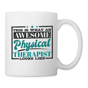 Physiothérapeute Physiothérapie Thérapeute - Mug blanc - blanc - Droite