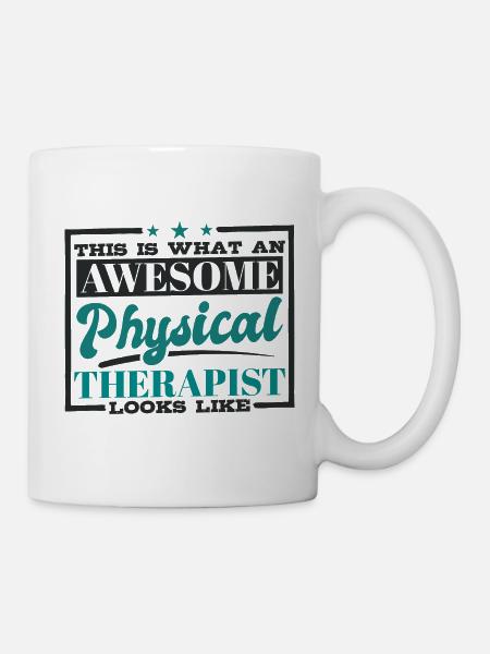 Physio Physiotherapeut Physiotherapie Therapeut - Kop/krus - hvid