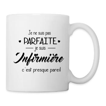 teeshirt infirmiere, teeshirt humoristique - Mug blanc - blanc - Droite