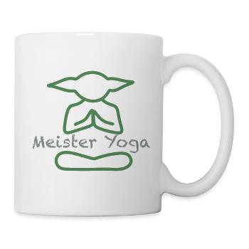 Maître Yoga - Mug blanc - blanc - Droite
