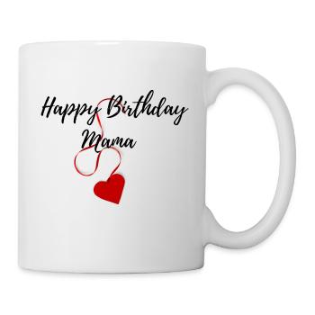 Joyeux anniversaire Maman Personne préférée Anniversaire - Mug blanc - blanc - Droite