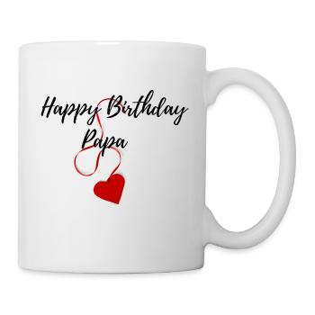 Happy Birthday Papa Favorite Person Birthday - Mug - white - Right