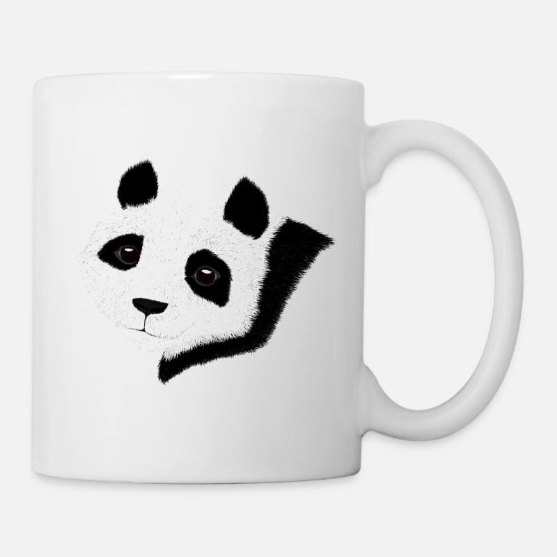 Panda doux - Mug blanc - blanc