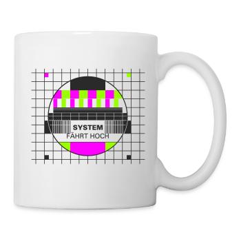 Testbild System fährt hoch - Tasse - Weiß - Rechts