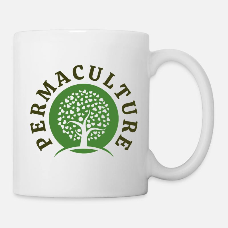 Permakultur - Tasse - Weiß