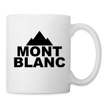 Mont Blanc Berg - Tasse - Weiß - Rechts