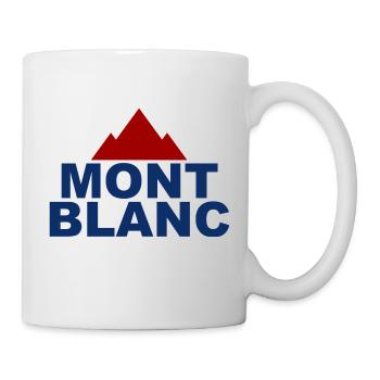 Mont-Blanc Berg - Tasse - Weiß - Rechts