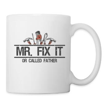 M. Fix it - Mug blanc - blanc - Droite