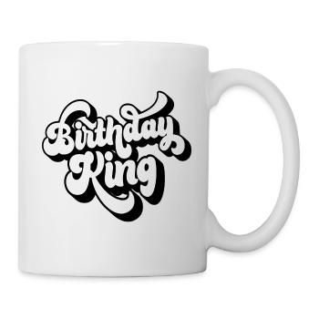 Birthday King - Cadeau de fête d’anniversaire cool pour hommes - Mug blanc - blanc - Droite