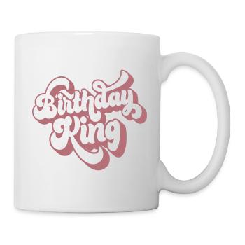 Birthday King - Cadeau de fête d’anniversaire cool pour hommes - Mug blanc - blanc - Droite