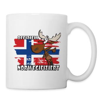 Norwegifiziert - Norwegen - Tasse - Weiß - Rechts
