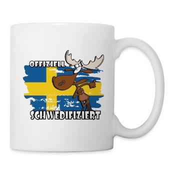 Schwedifiziert - Schweden - Tasse - Weiß - Rechts