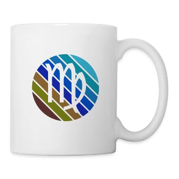 Signe du zodiaque Vierge Horoscope Astrologie - Mug blanc - blanc - Droite
