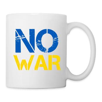Pas de guerre Paix Mondiale Ukraine - Mug blanc - blanc - Droite