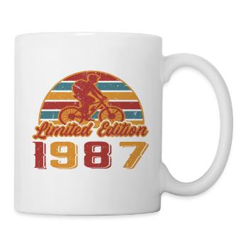 Bicycle Cyclist Bike Bicycles Birthday 1987 - Mug - white - Right