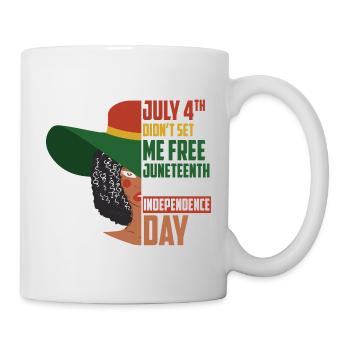 Juneteenth Black History Day Pride Gift - Mug - white - Right