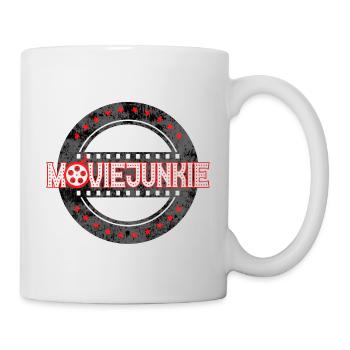 Accro au cinéma - Mug blanc - blanc - Droite