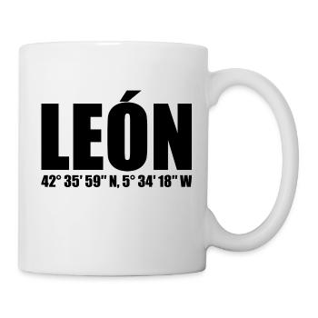 León Coordinates - Mug - white - Right